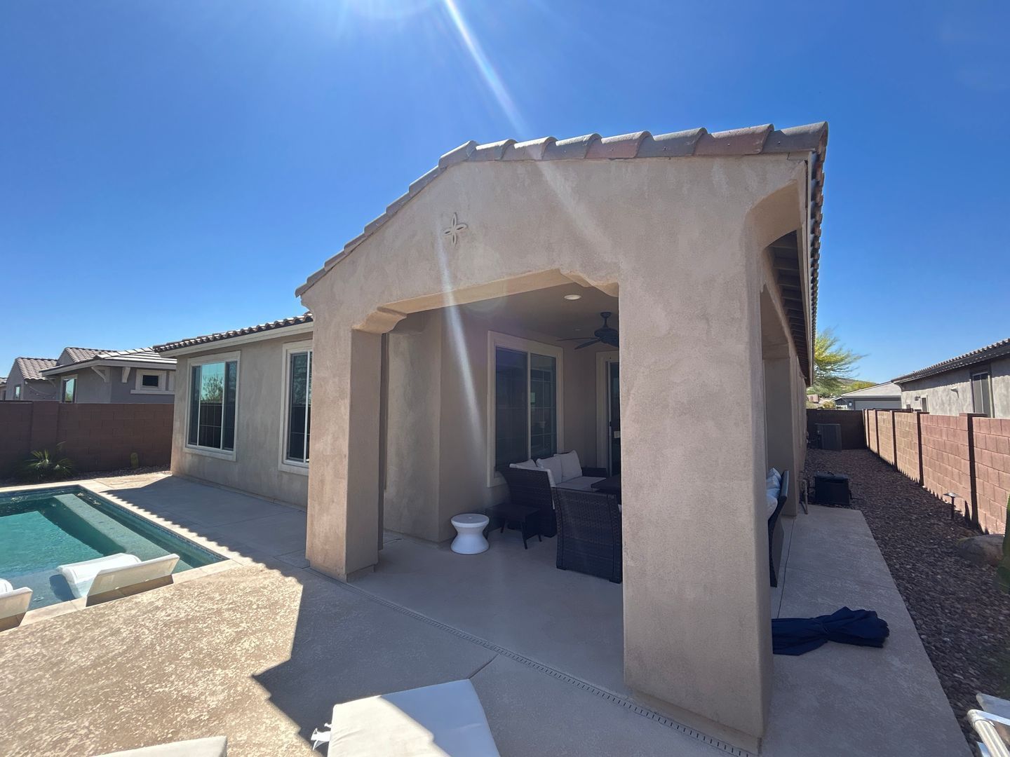 Furnished or Unfurnished Home - 12 Month Minimum Lease (4 bedrooms/3 bathrooms-plus den) WITH POOL in Vistancia is ready for immediate move-in property image